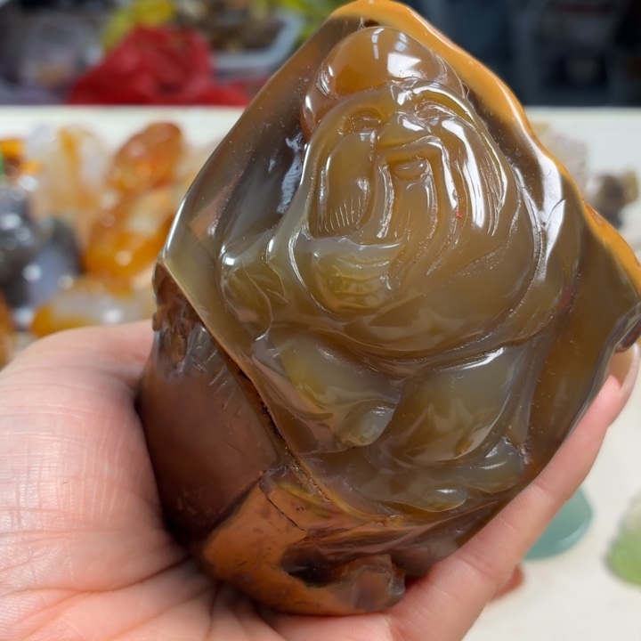 玛瑙/玉髓未镶嵌吊坠(不含链)