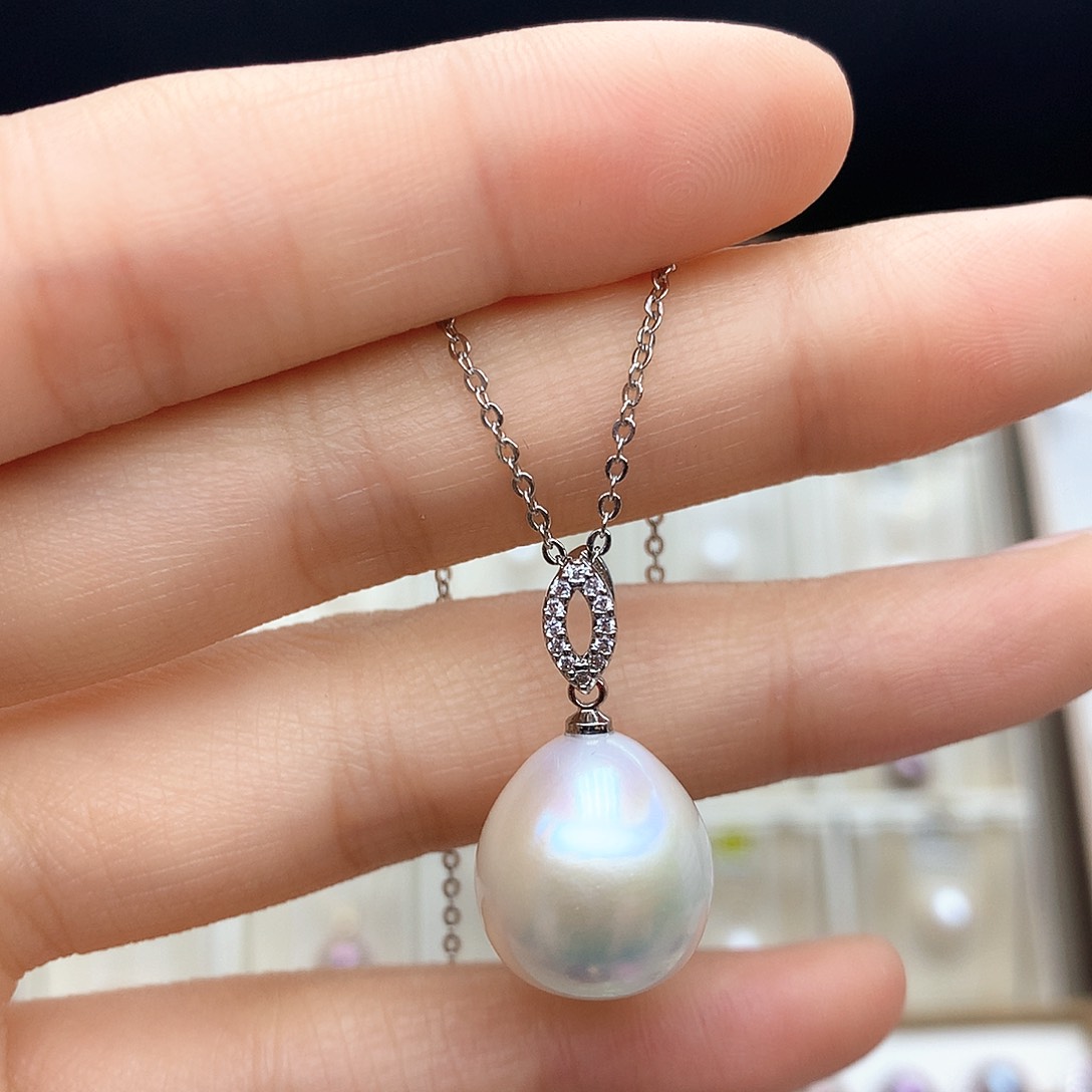 淡水珍珠颈饰合金