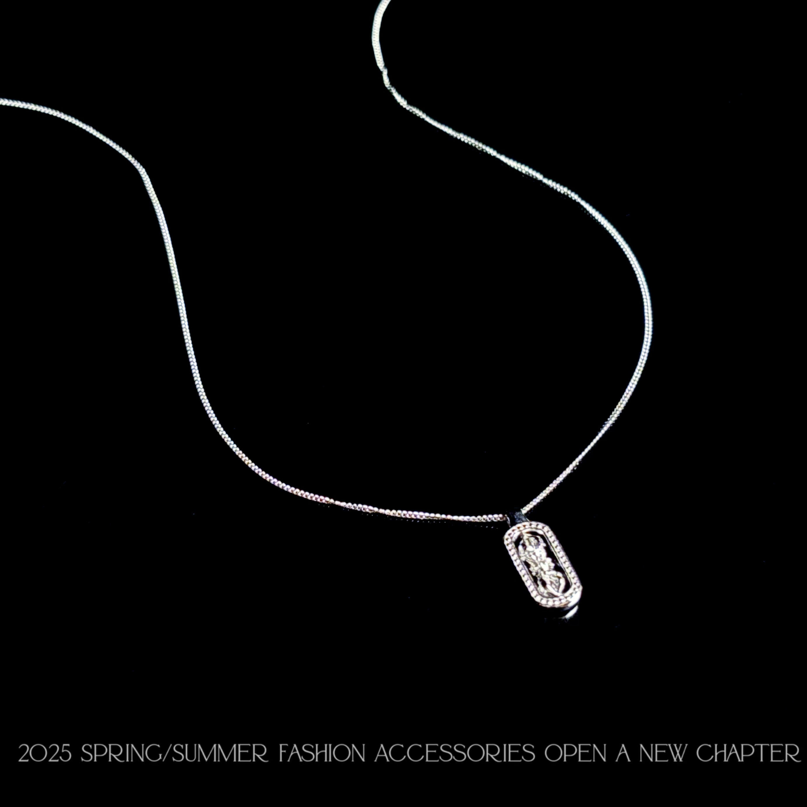 坠链均925银 镀k金 2025款C7744【法棍幸运】铂堡俪 BOBAOLI 项链