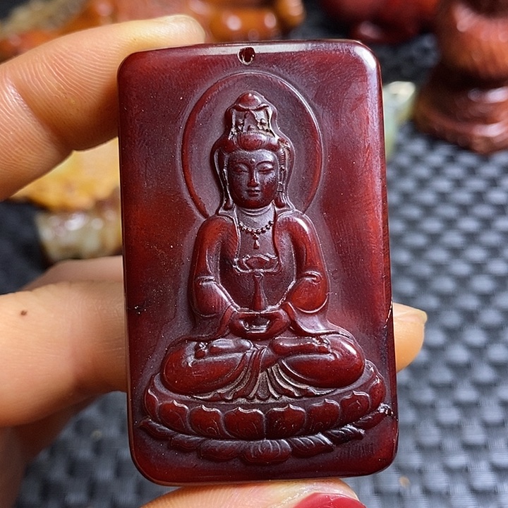 紫金钵盂菩提吊坠