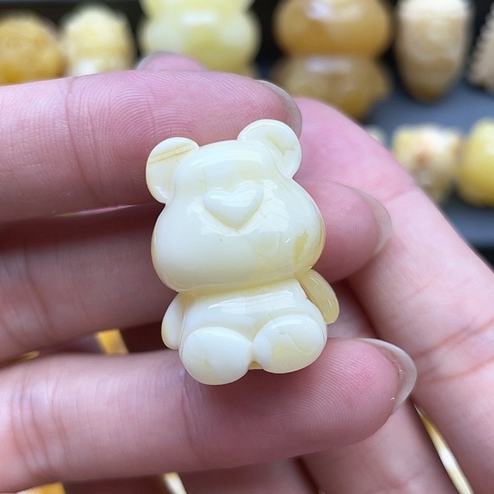 琥珀裸石未镶嵌蜜蜡