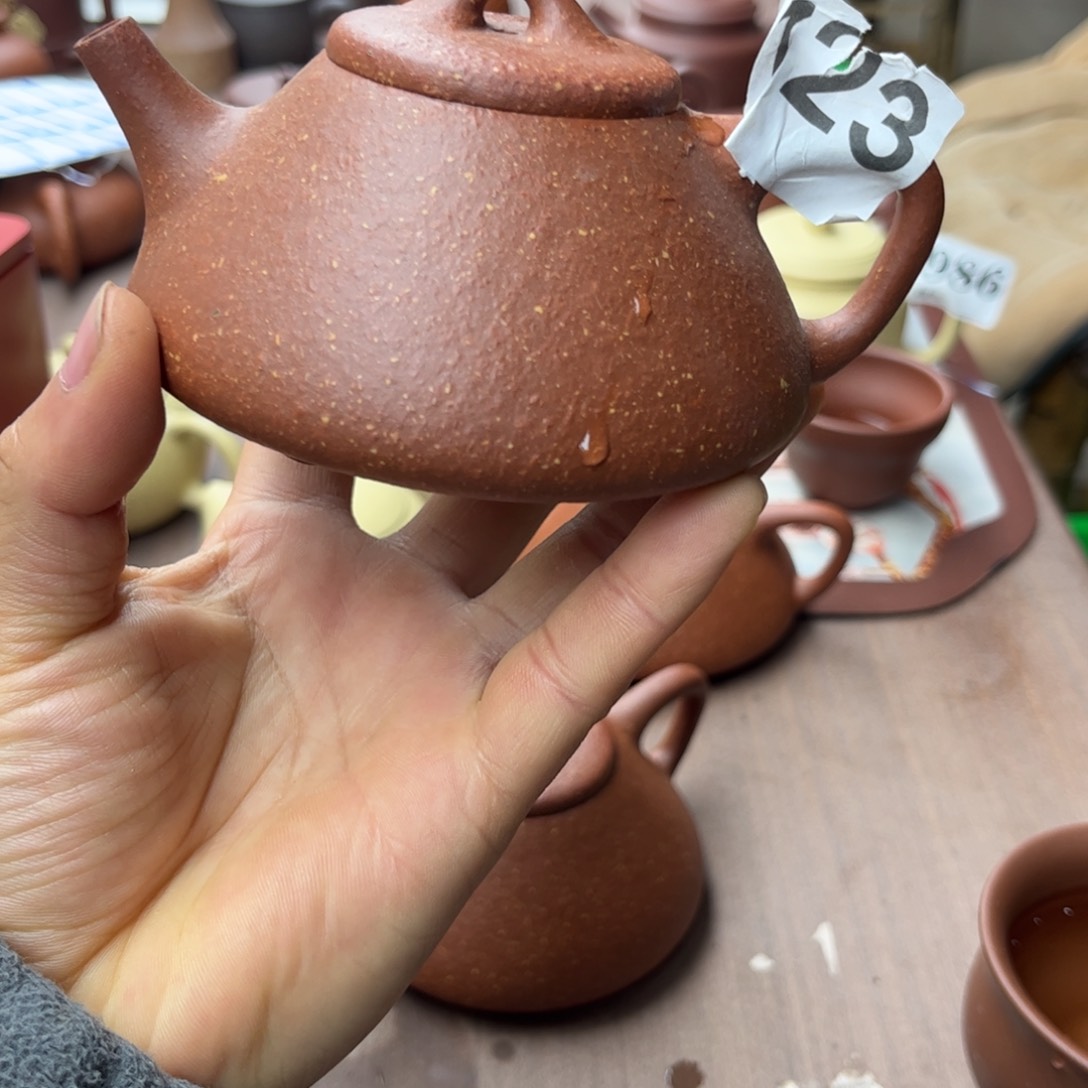 紫砂茶壶降坡泥子冶210左右瑕疵