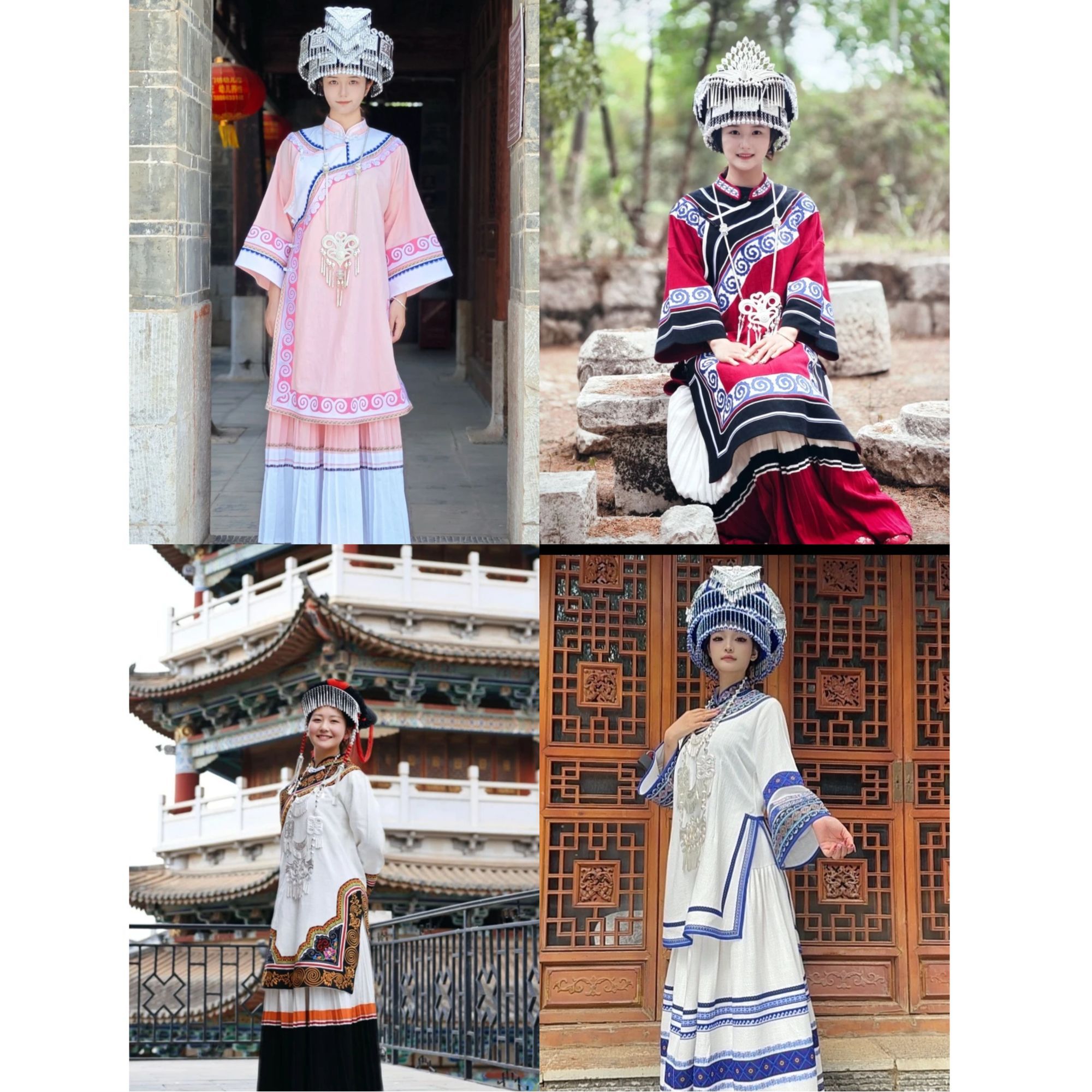 四川云南凉山彝族套装民族风服装孤品190-560