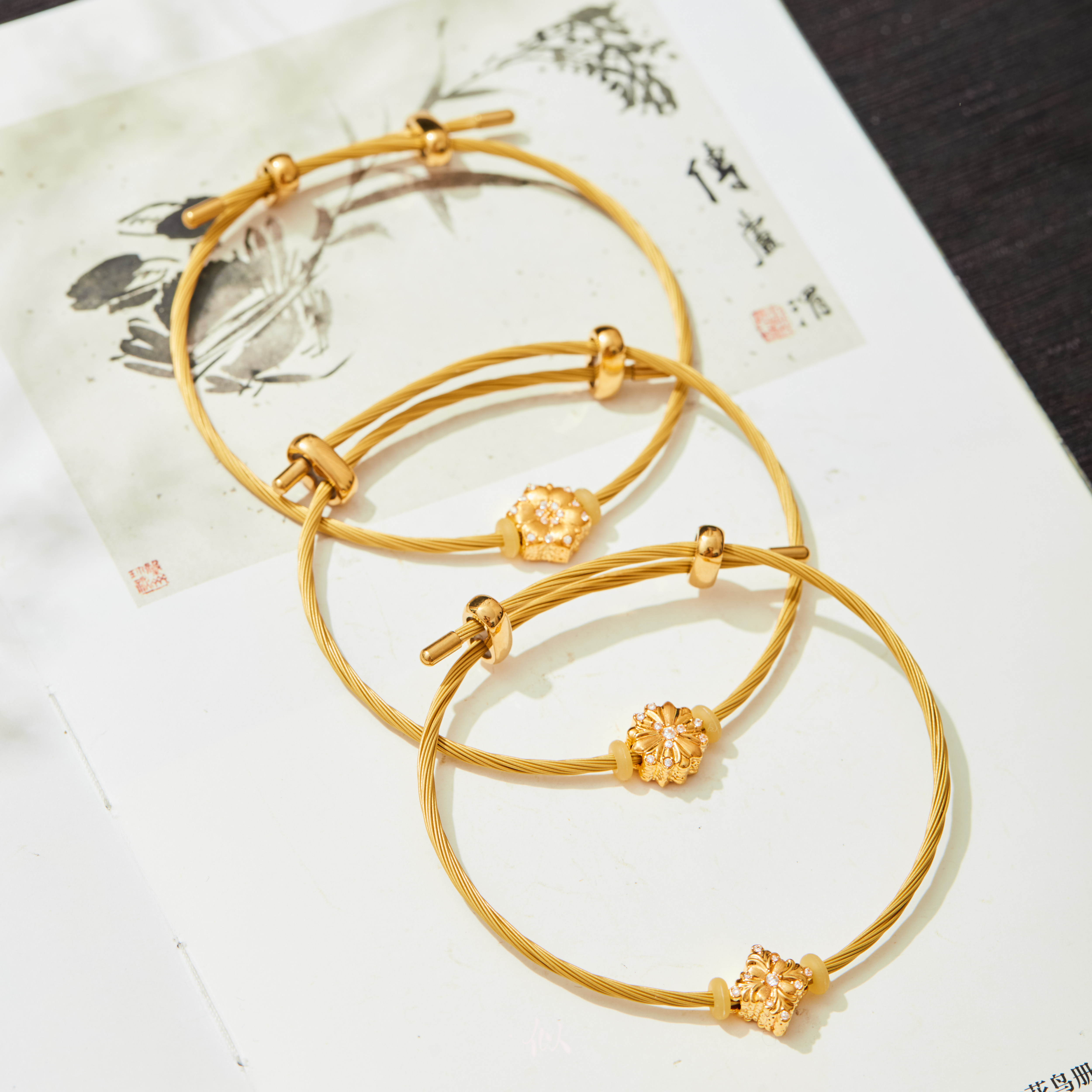 非金属锦纶手链 L【时绪】·似梓珠宝·花手链 多样性发一 SZCC380549