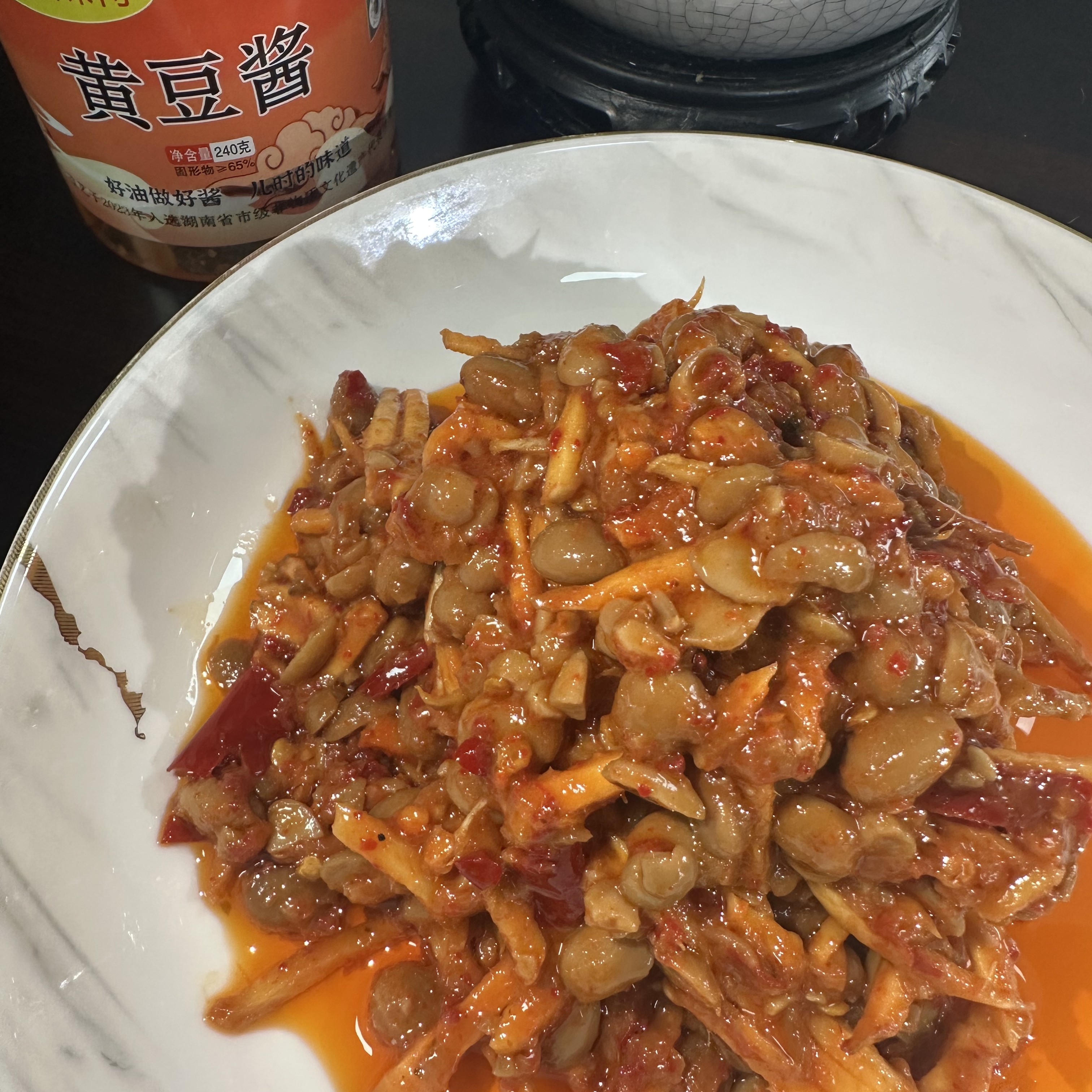   古法传统老坛发酵黄豆酱