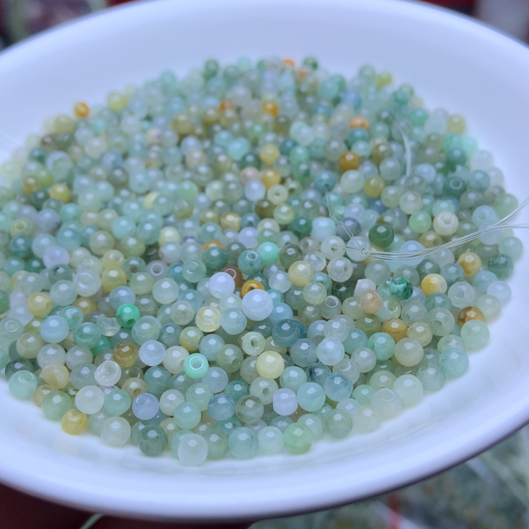 未镶嵌手链翡翠卡3冰多宝100个