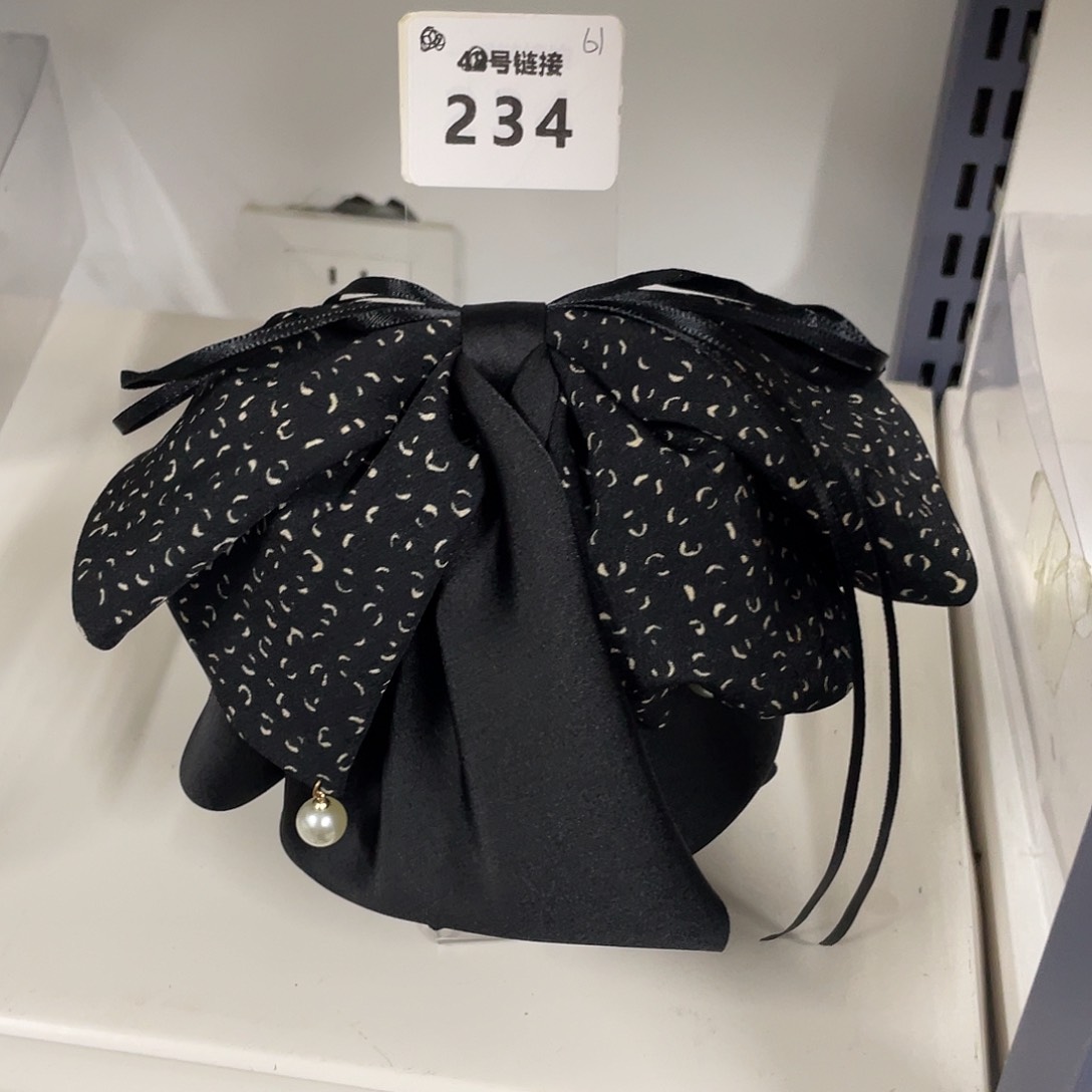 非金属亚克力豹纹马尾夹