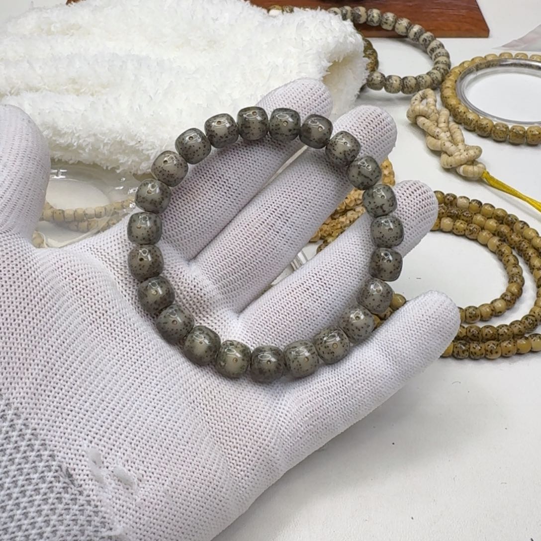 星月菩提手串22尊宠糯冰小冰糖10左右桶单圈