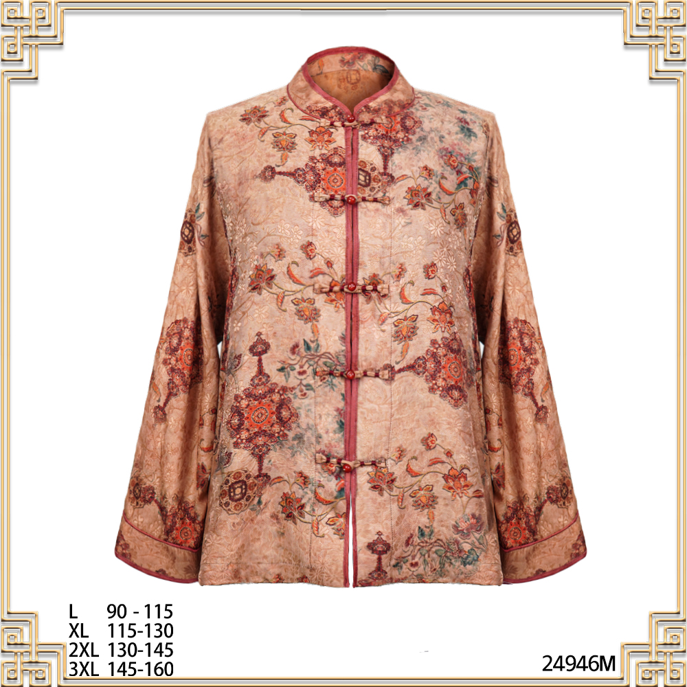 七七2025春夏新款时尚满萝透气落英缤纷女短外套24946M