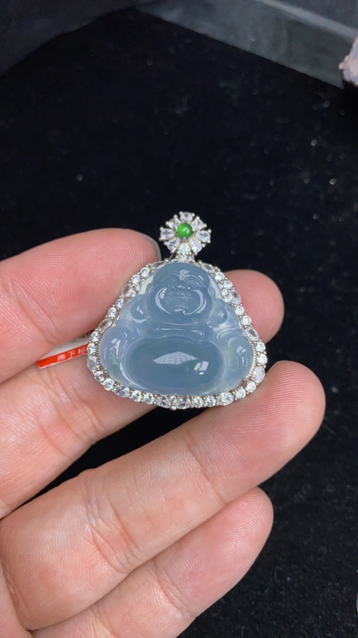 天然A货紫罗兰佛公