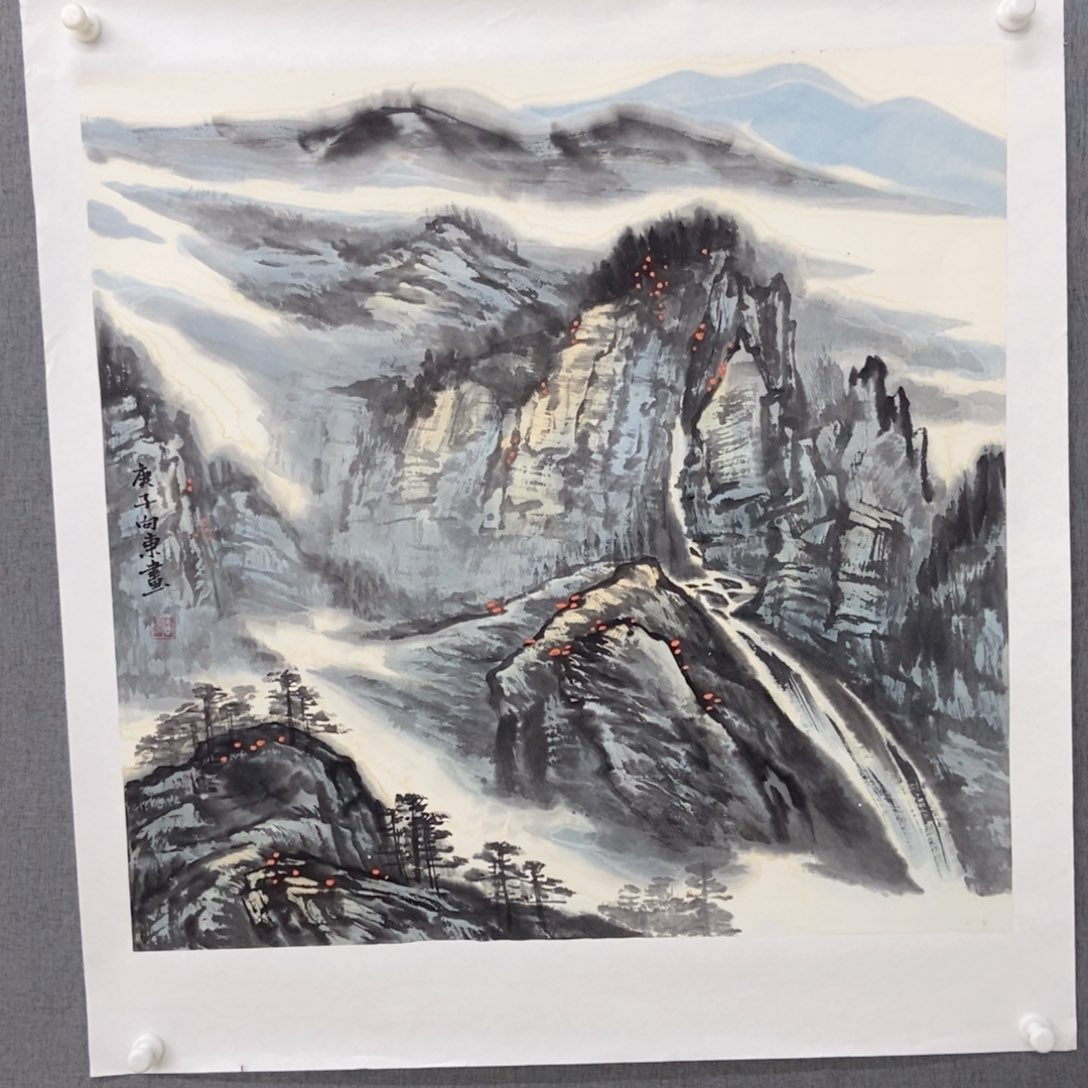 国画自**风手写手绘国画作品69