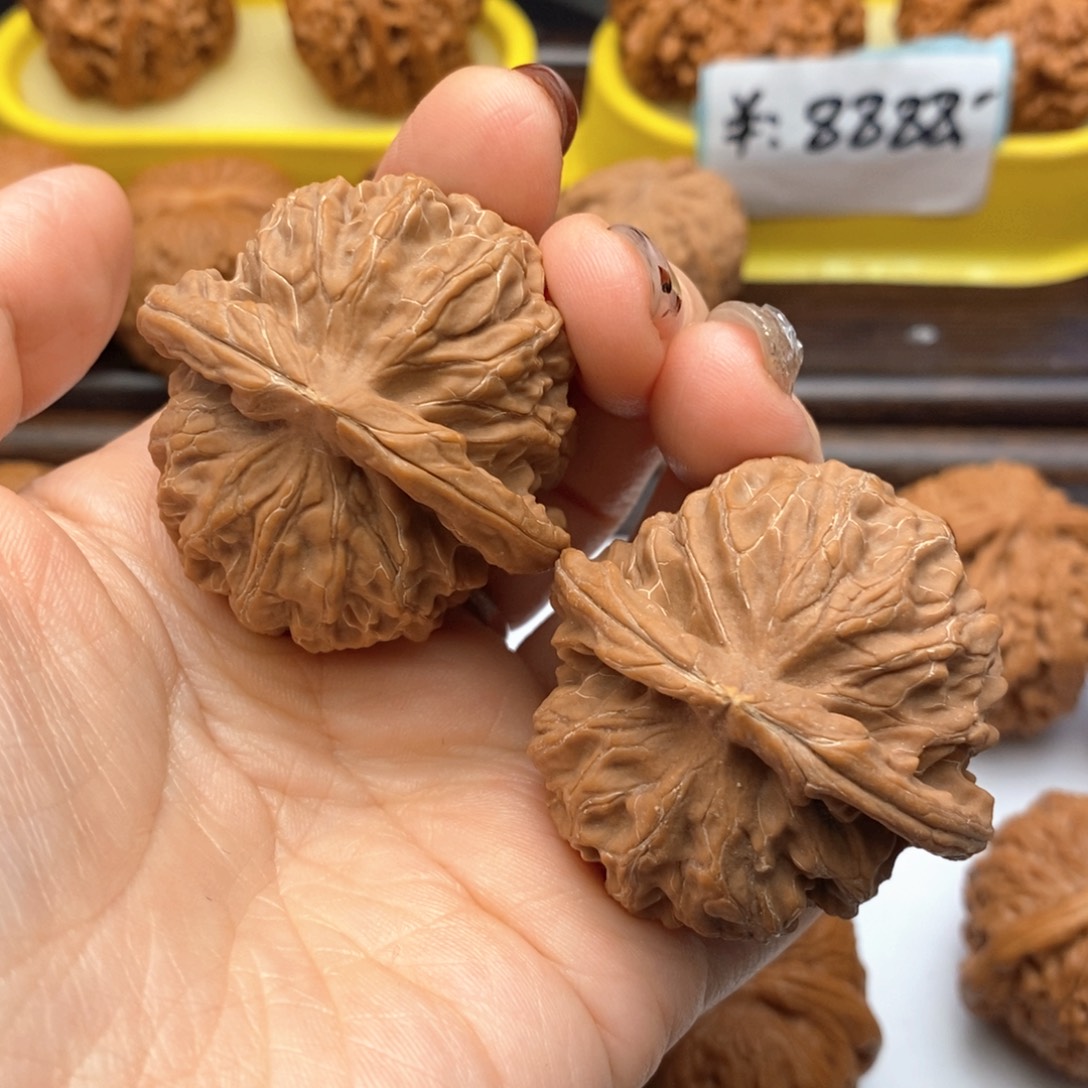 把件文玩核桃44尺金麒麟