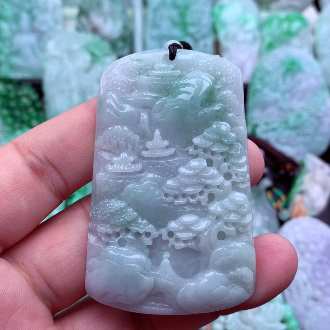 翡翠吊坠(不含链)未镶嵌