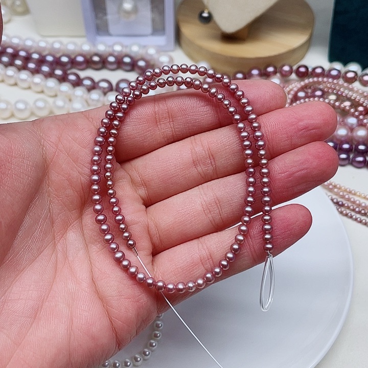 淡水珍珠颈饰未镶嵌满*星