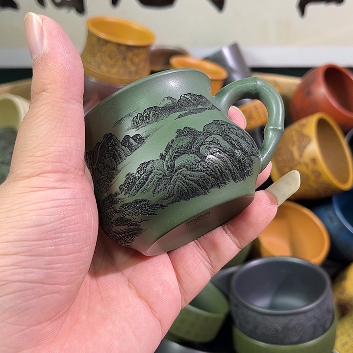 茶杯紫砂全手工紫砂主人杯