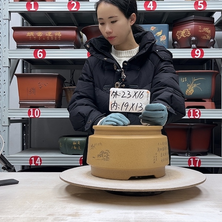 紫砂花盆紫砂花盆