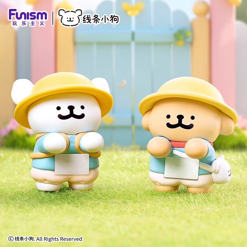 七七【拆盒】线条小狗趣趴趴系列萌粒摆件（许愿） 系列潮玩盲盒代拆
