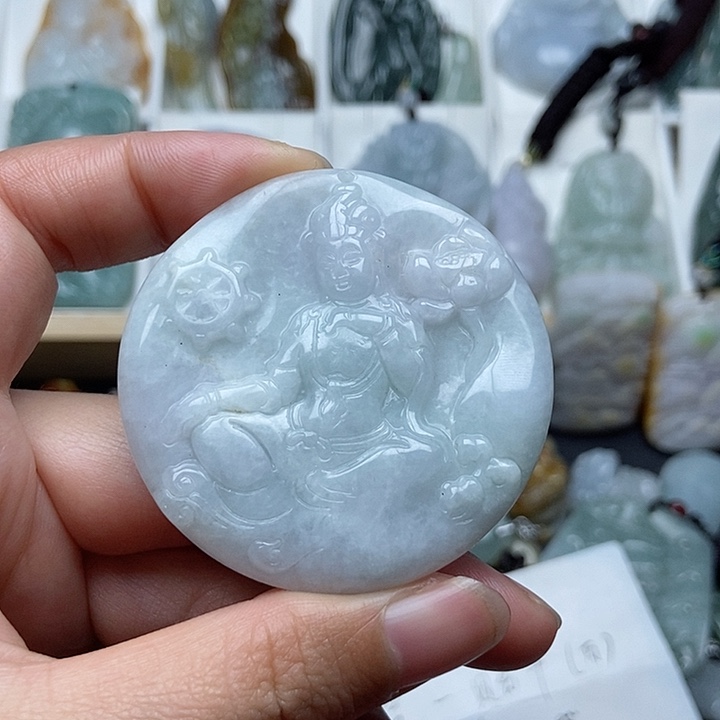 翡翠吊坠(不含链)未镶嵌翡翠