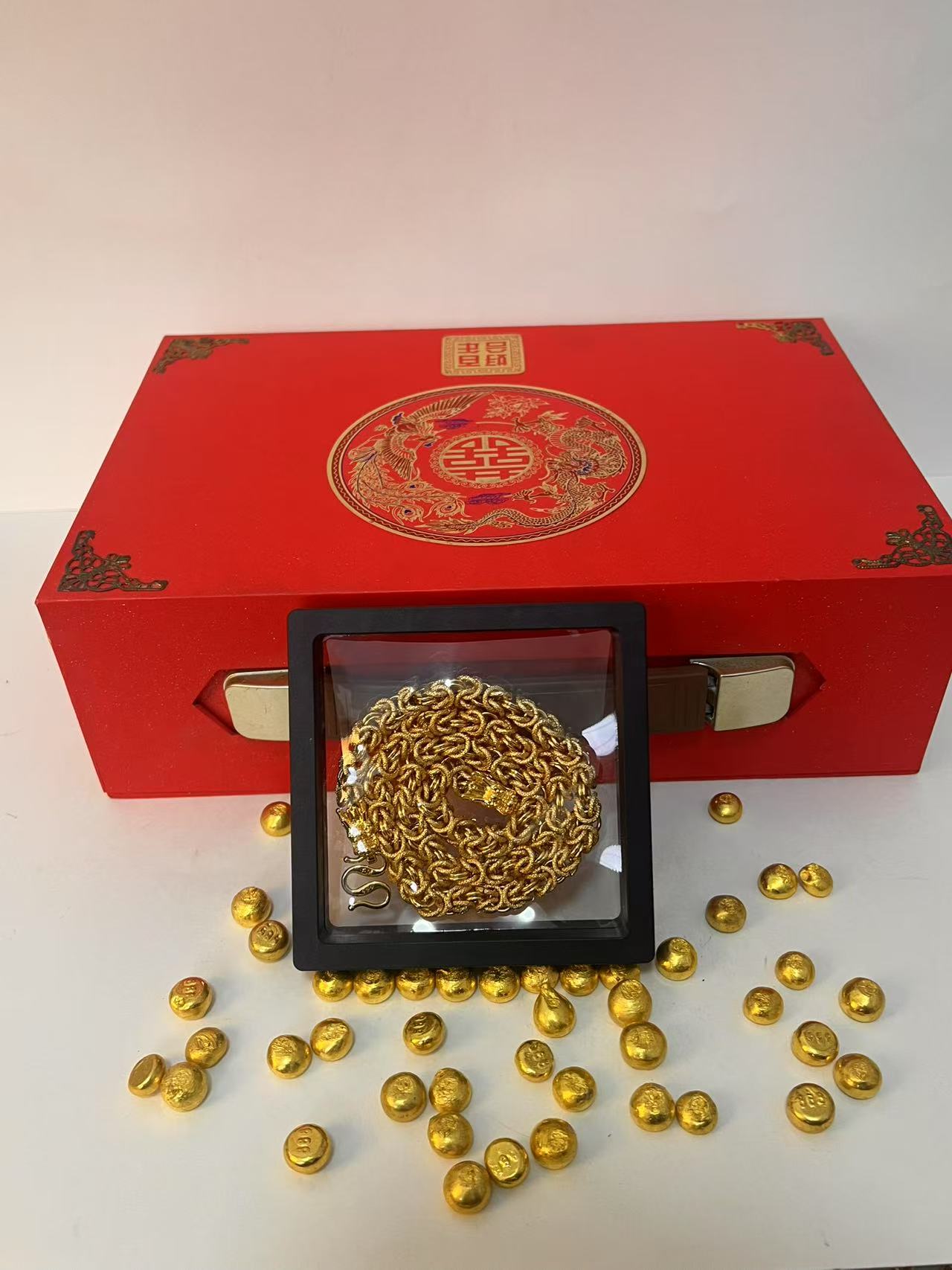 【定制链接 骨】金色古玩收藏老料摆件手把件 可佩戴