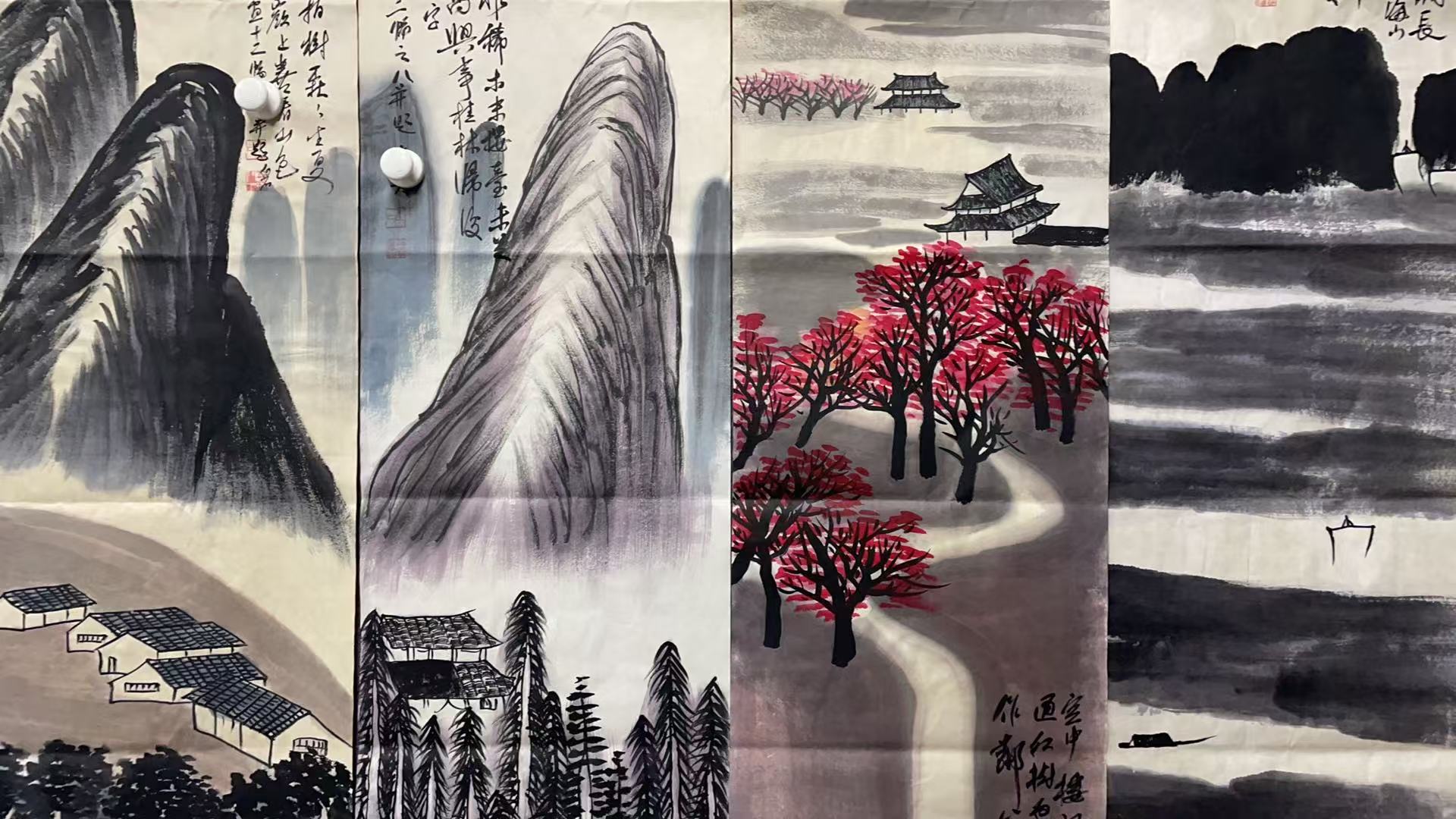 【中瑞】精品四条屏装饰画通用链接