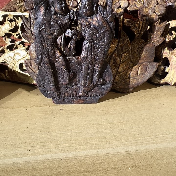 木（非红木类）枪*木雕人物节制