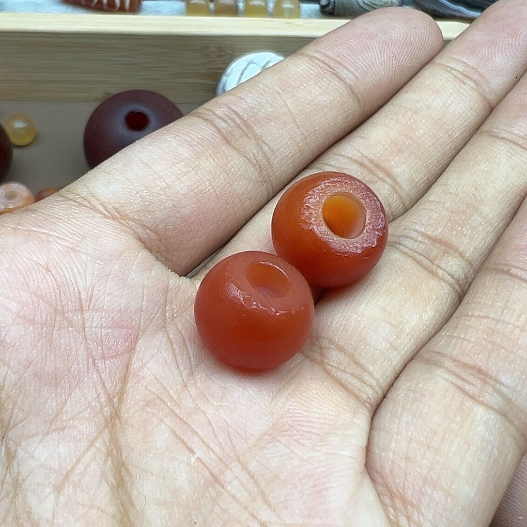 玛瑙/玉髓合金珠宝半成品有老磕