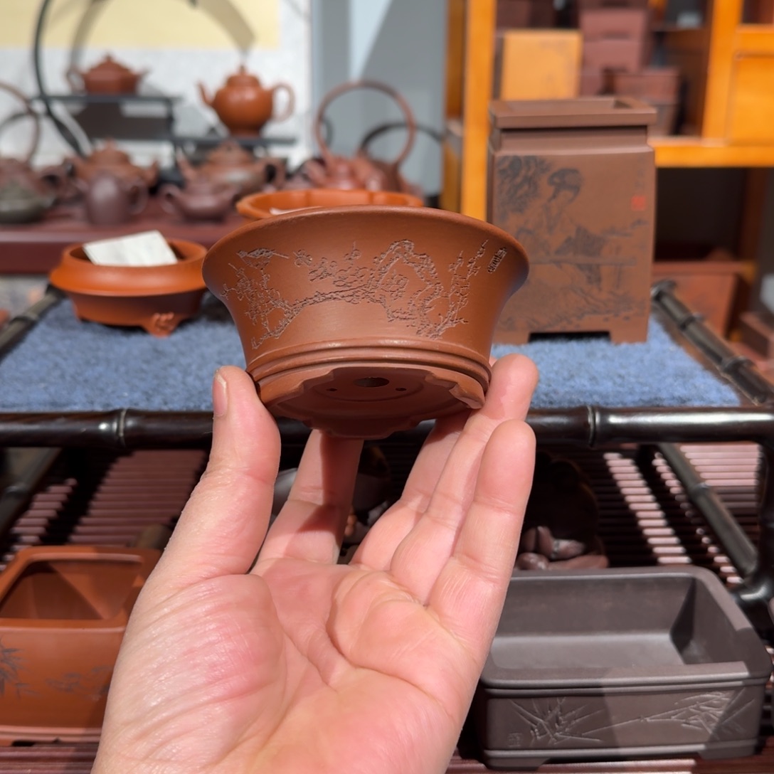 花盆紫砂原矿紫泥