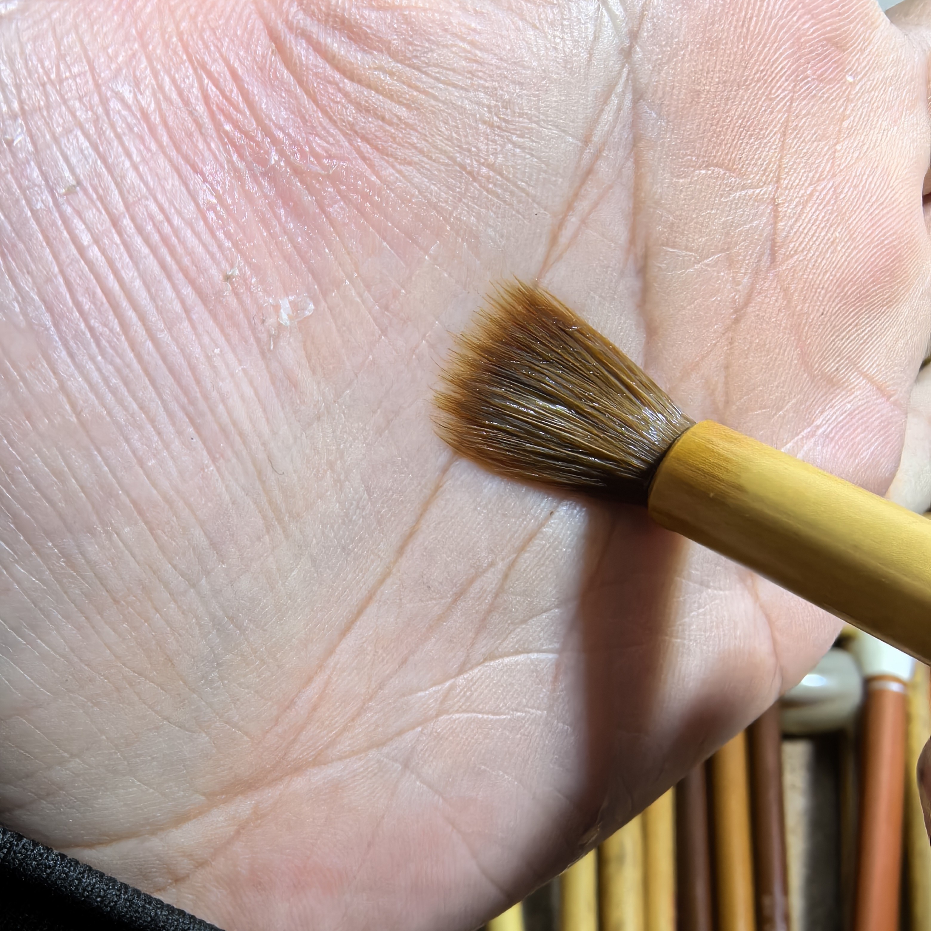 青岚  出锋2.2口径0.65左右  纯狼适合1-3厘米左右行书行草小楷