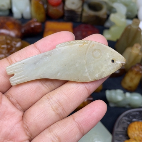 和田玉未镶嵌颈饰41