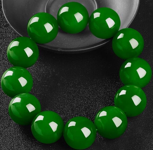 和田碧玉帝王绿单圈