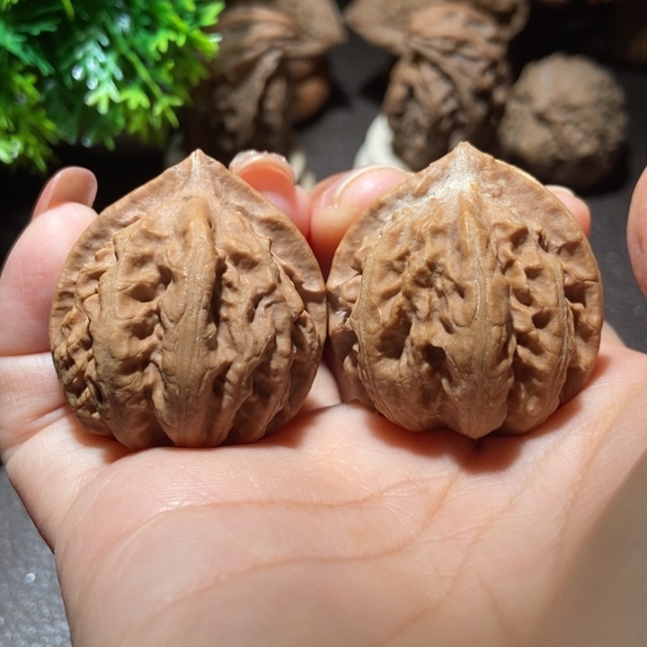 把件文玩核桃东北楸子小雪15