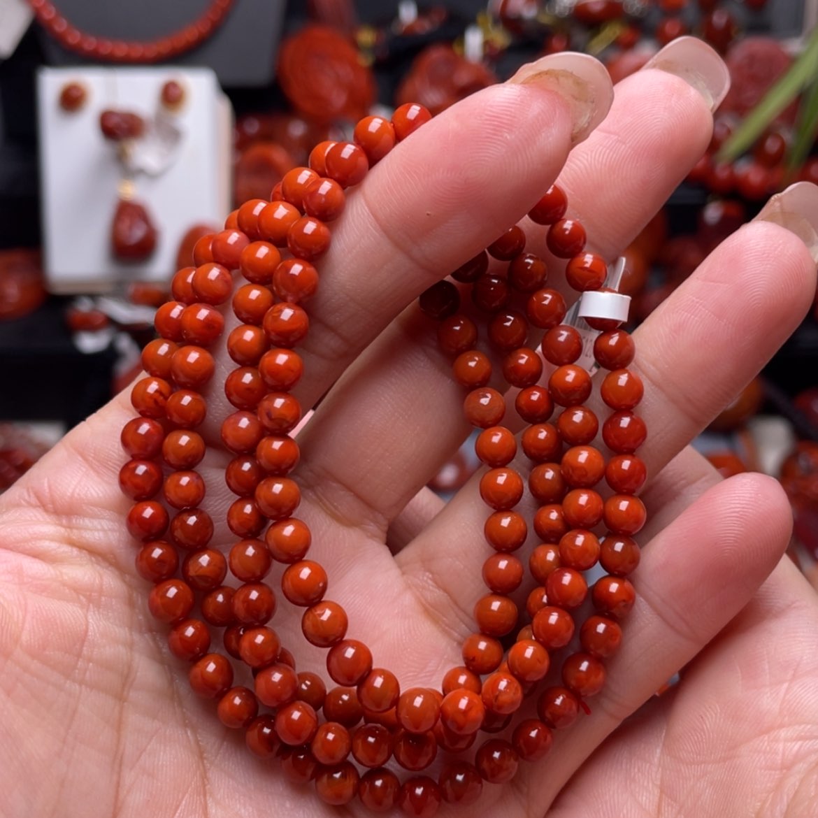 【闪购商品】南红玛瑙5➕满肉多圈未镶嵌