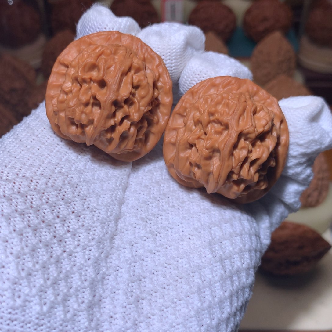 文玩核桃把件豆*佬全品二爷帽