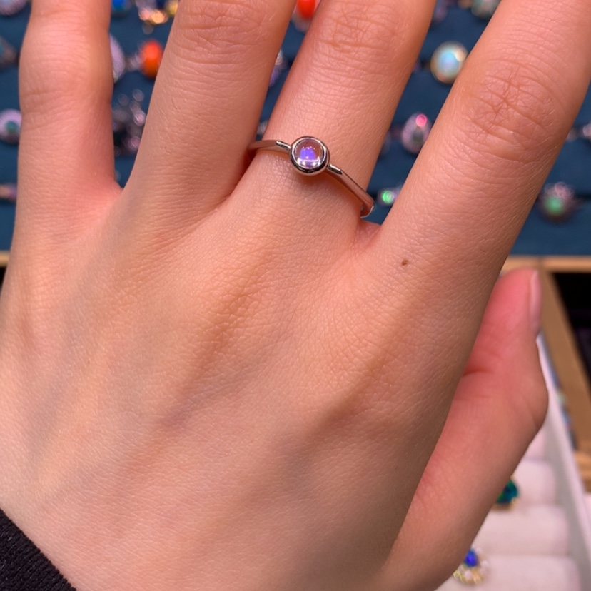 【闪购商品】欧泊戒指款式银S925镶嵌