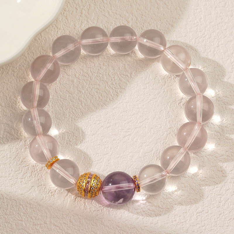 【智爱双收】水晶手串925（天然珠宝多样性发其一）