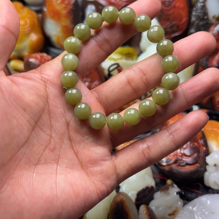 和田玉未镶嵌项链手串