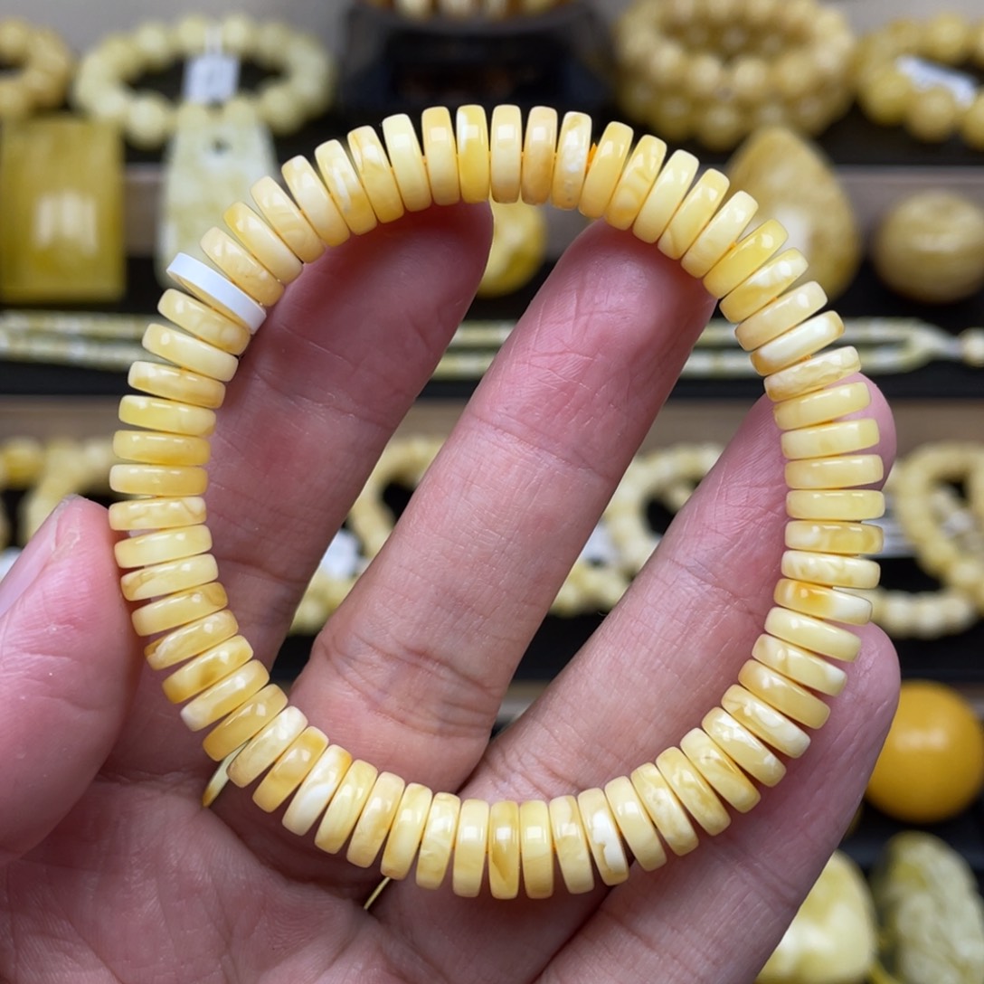 琥珀裸石未镶嵌琥珀蜜蜡