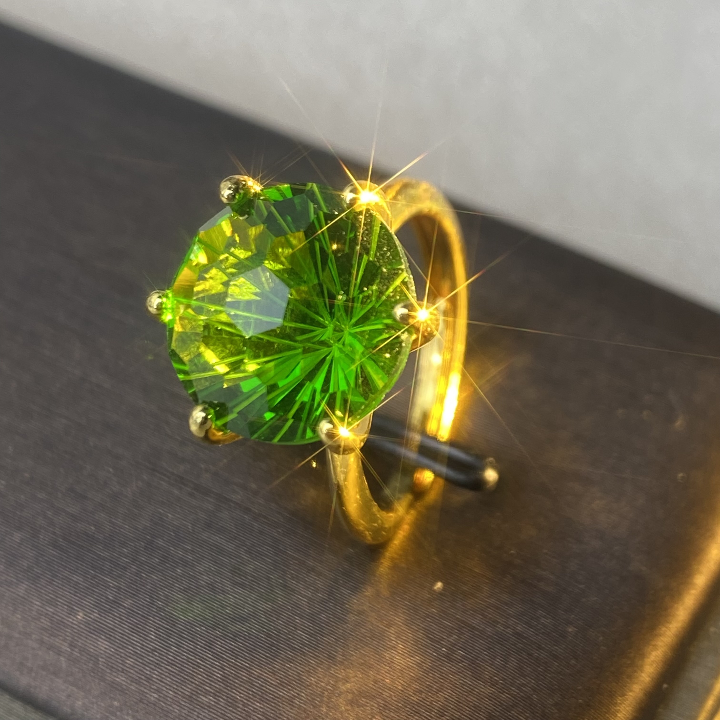 6345【戒指】轻奢精品金色女士戒指