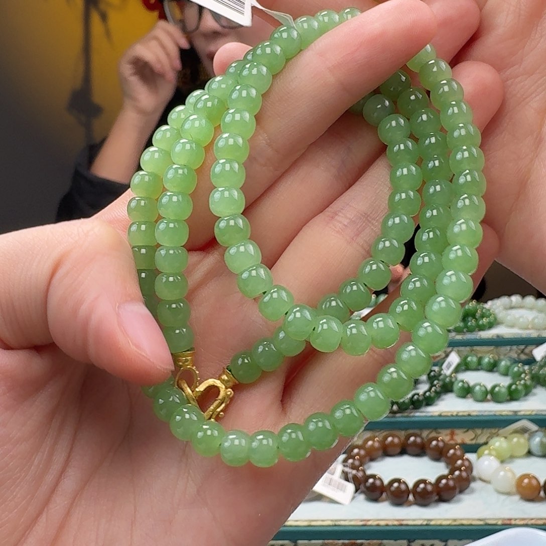 和田玉手串未镶嵌