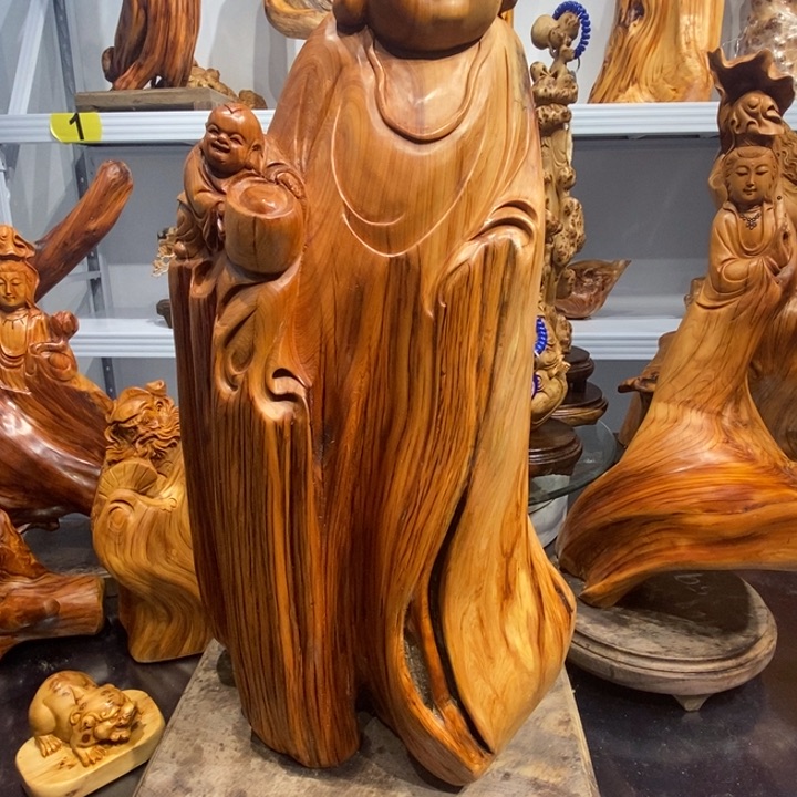 柏木（崖柏）人**河崖柏手把件111