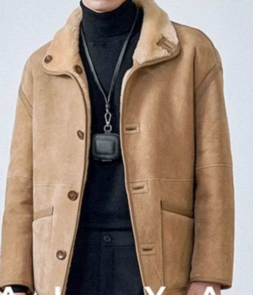 美利奴双面穿原生态皮毛一体男士女款外套皮草冬季羊羔毛皮草上衣