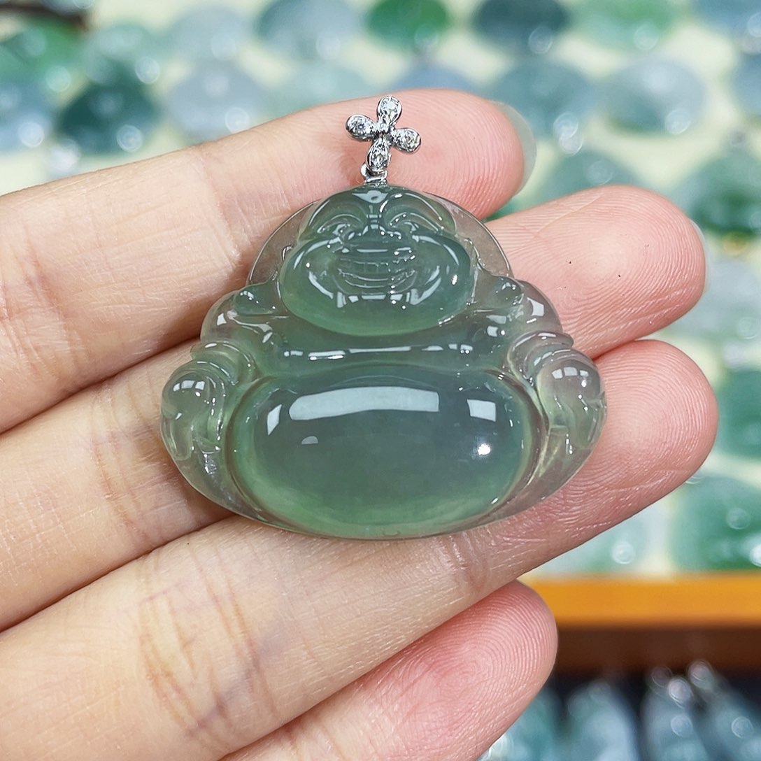 翡翠颈饰未镶嵌吊坠