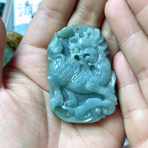 翡翠颈饰未镶嵌天然缅甸翡翠a货