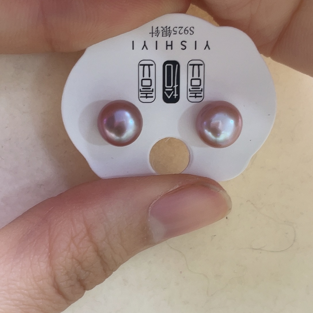淡水珍珠耳饰未镶嵌