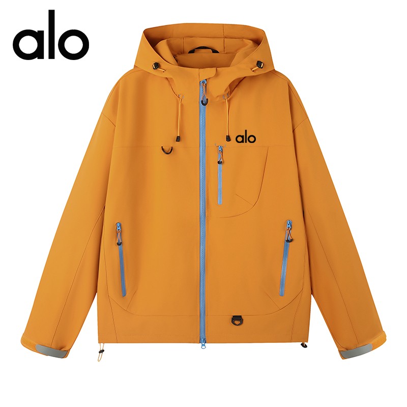 alo户外软壳冲锋服男女同款秋冬新款徒步骑行登山夹克外套冲锋衣