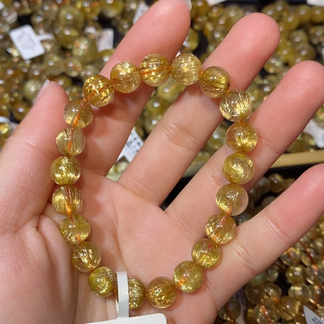 水晶手链未镶嵌手链9mm