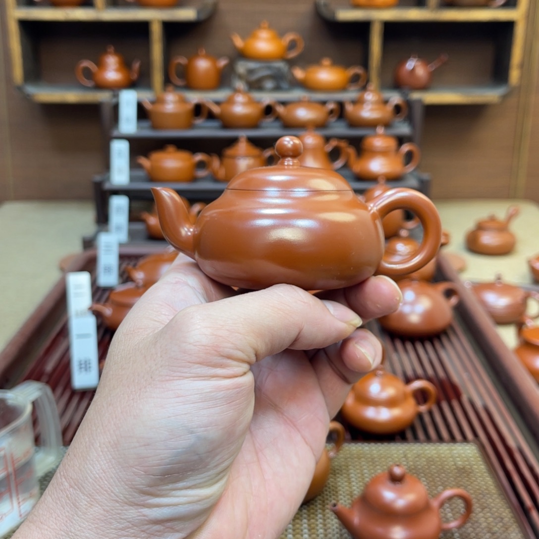 福***前朱泥茶壶矮梨100cc
