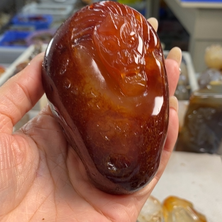 玛瑙/玉髓吊坠(不含链)未镶嵌