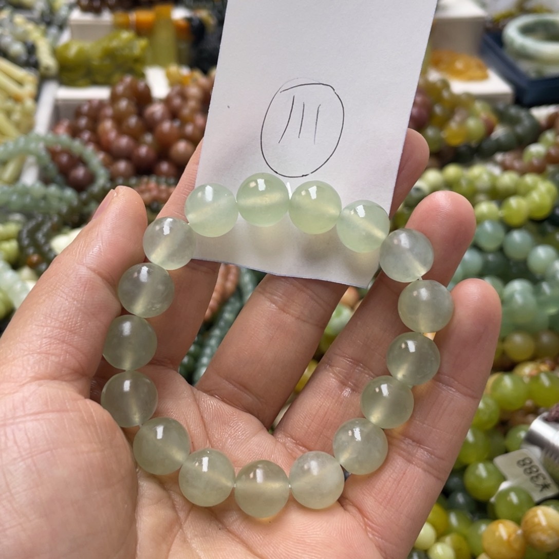 蛇纹石玉手链未镶嵌