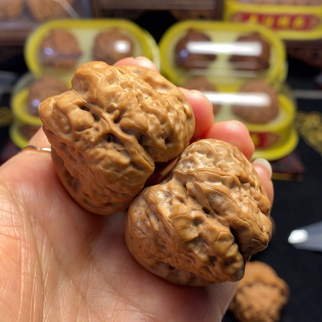 把件桃核蛤蟆头肚42